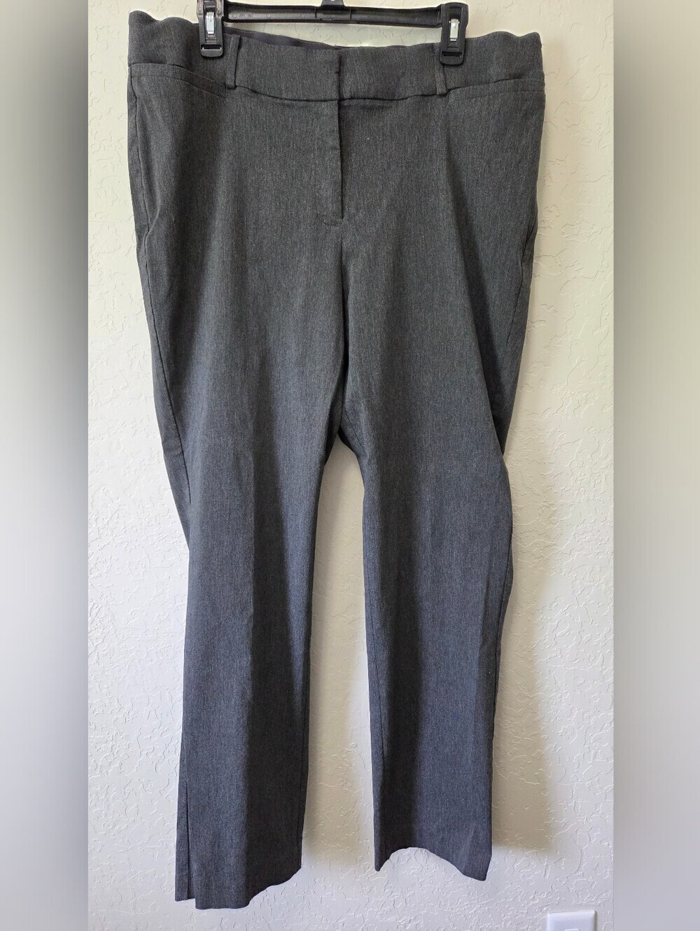 Lane Bryant The Allie Pants Size 20 Gray Stretch Pants Slacks Career Office